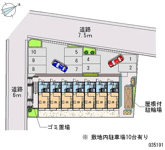 加須市睦町１丁目　月極駐車場（LP）
